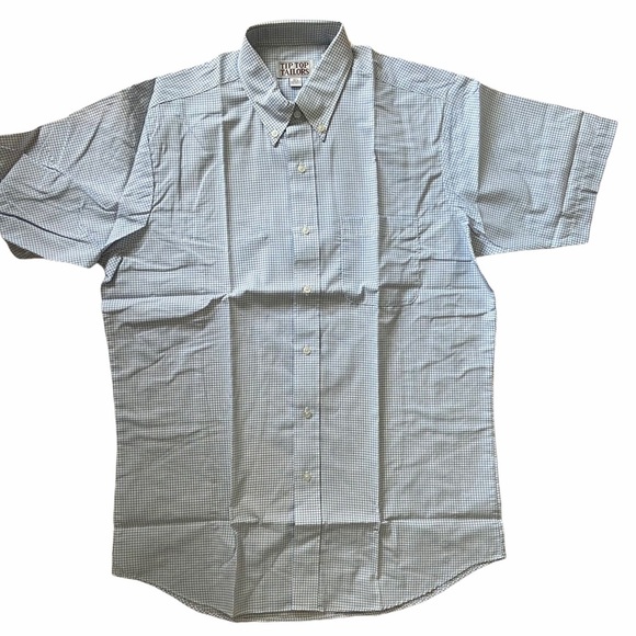 NWT Tip Top Tailors Button-Down Check Shirt - Picture 5 of 7